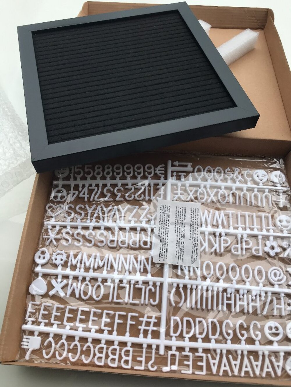Message board for Home. NEW in the box. 10 x 10